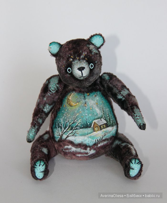 Музыкальный мишка тедди Вечер (фото 3)