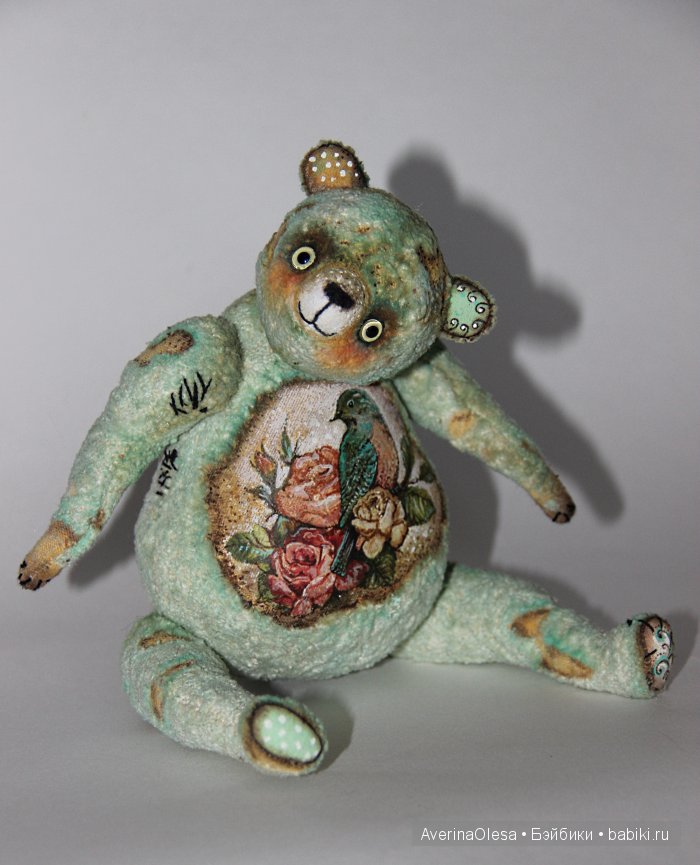 Музыкальный мишка тедди Пташка моя (фото 10)