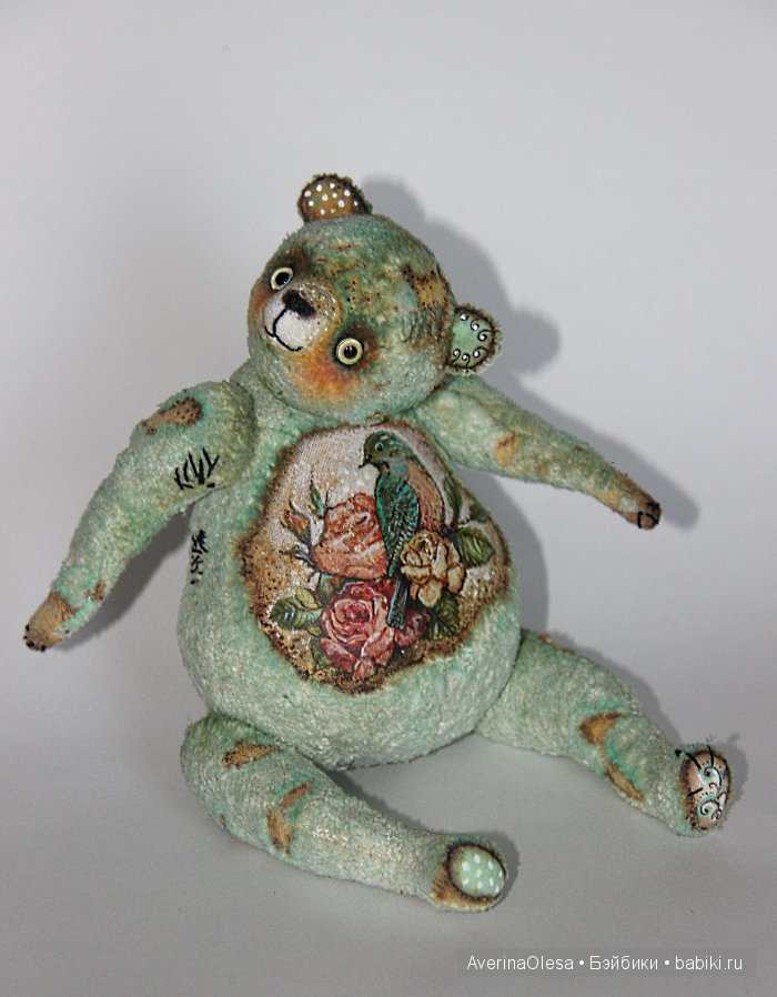 Музыкальный мишка тедди Пташка моя (фото 3)