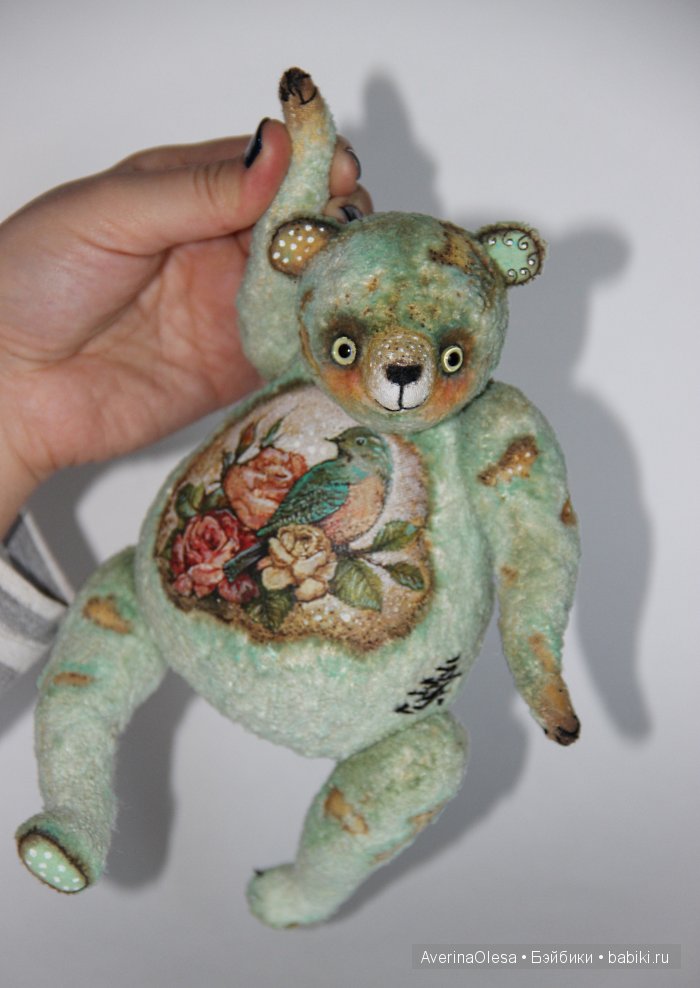 Музыкальный мишка тедди Пташка моя (фото 6)