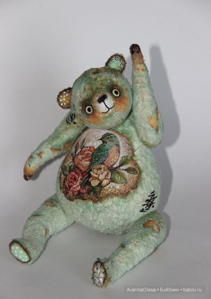 Музыкальный мишка тедди Пташка моя