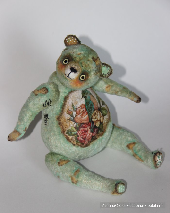 Музыкальный мишка тедди Пташка моя (фото 2)