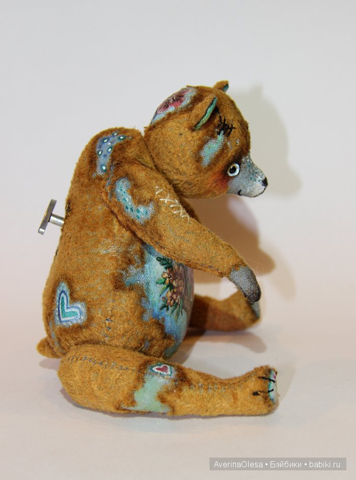 Музыкальный мишка тедди Корзина цветов (фото 8)