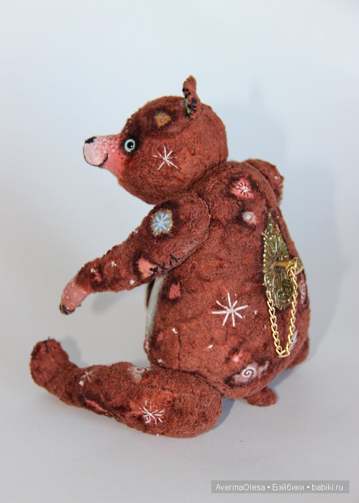 Музыкальный мишка тедди Новогодняя радость (фото 7)