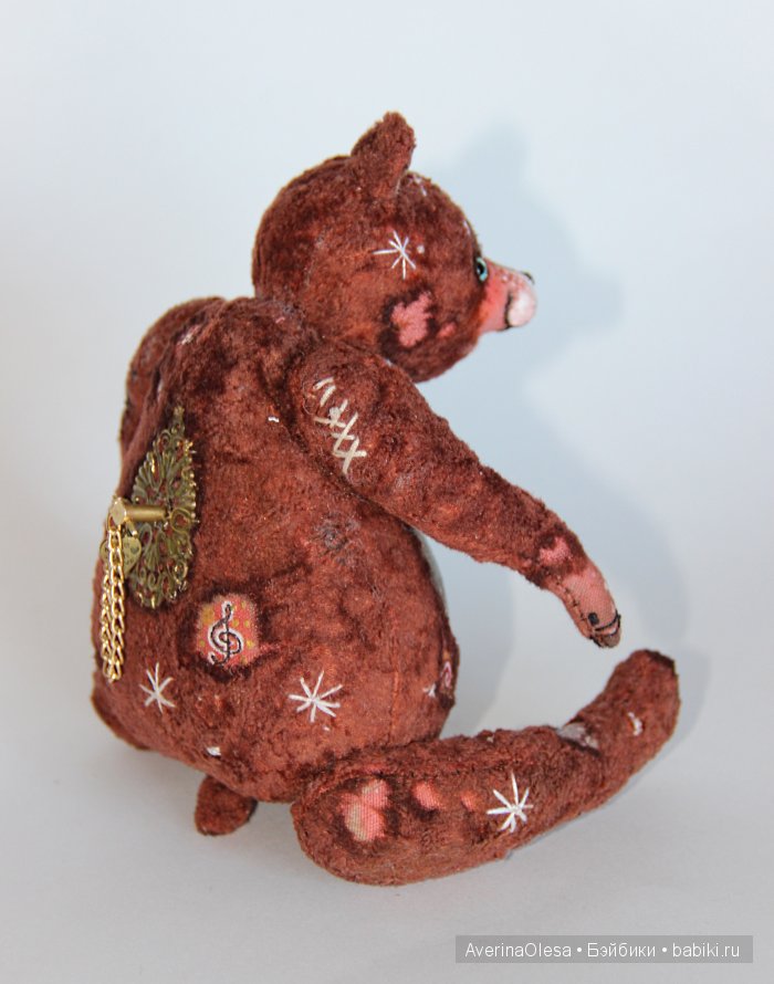 Музыкальный мишка тедди Новогодняя радость (фото 6)