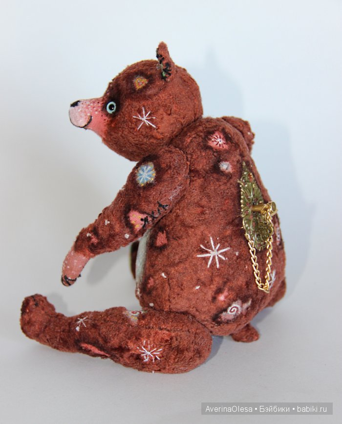 Музыкальный мишка тедди Новогодняя радость