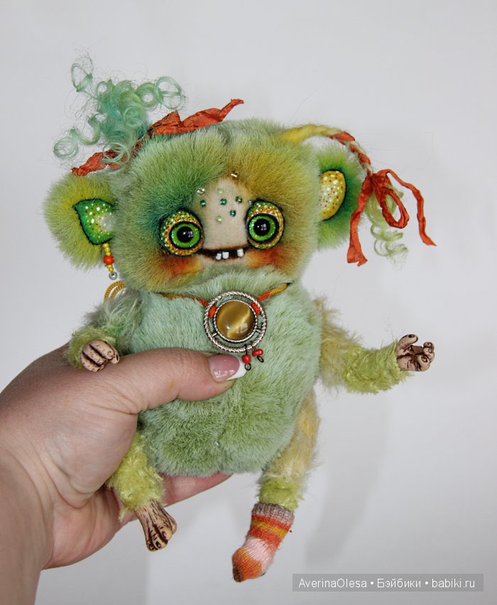Жутик Чупа — Игрушки в смешанной технике (мех и глина): Арт (фото 2)