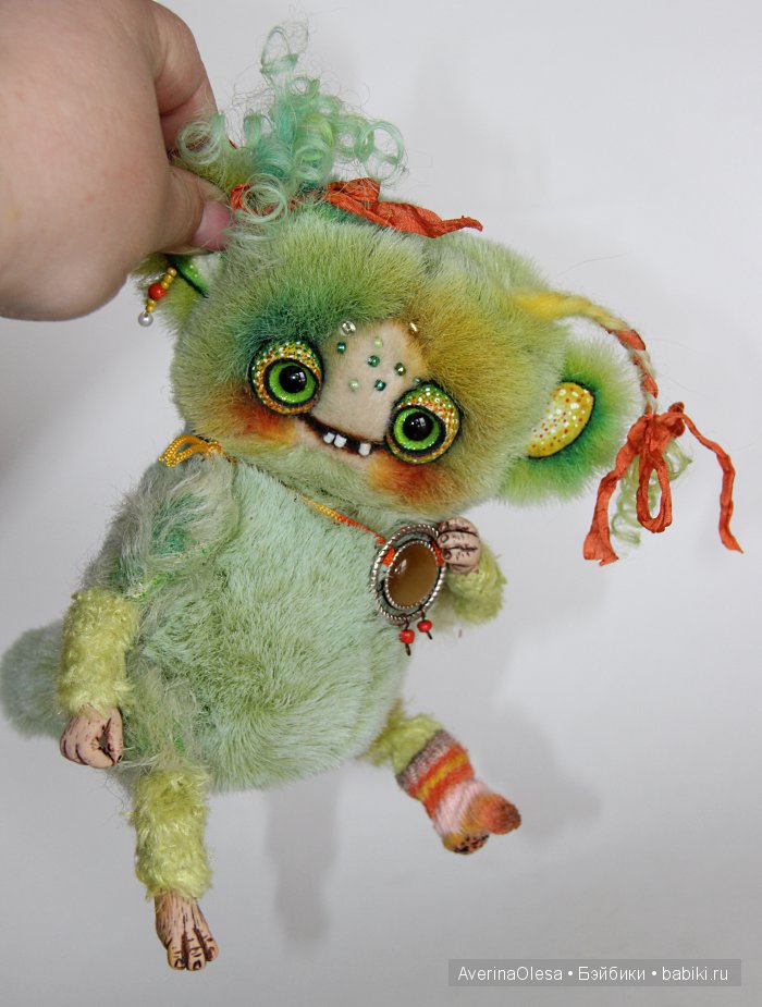 Жутик Чупа — Игрушки в смешанной технике (мех и глина): Арт (фото 4)