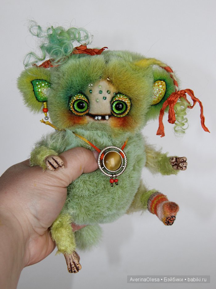Жутик Чупа — Игрушки в смешанной технике (мех и глина): Арт (фото 10)