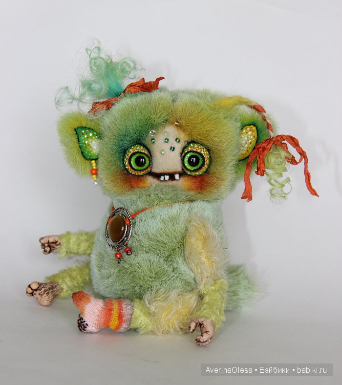 Жутик Чупа — Игрушки в смешанной технике (мех и глина): Арт (фото 8)