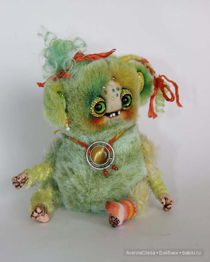Жутик Чупа — Игрушки в смешанной технике (мех и глина): Арт (фото 9)