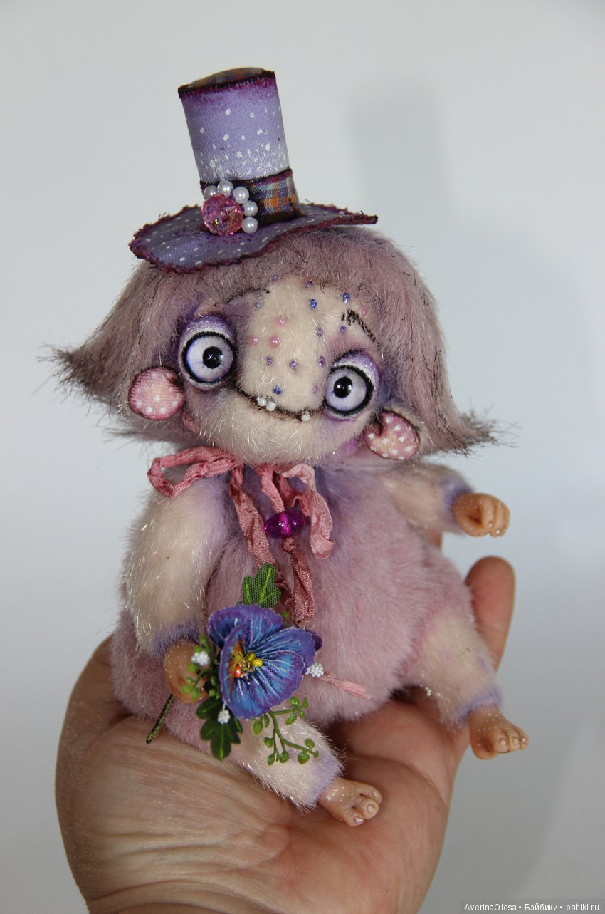 Жутик в шляпе — Авторские мишки Тедди и друзья: фото (фото 7)