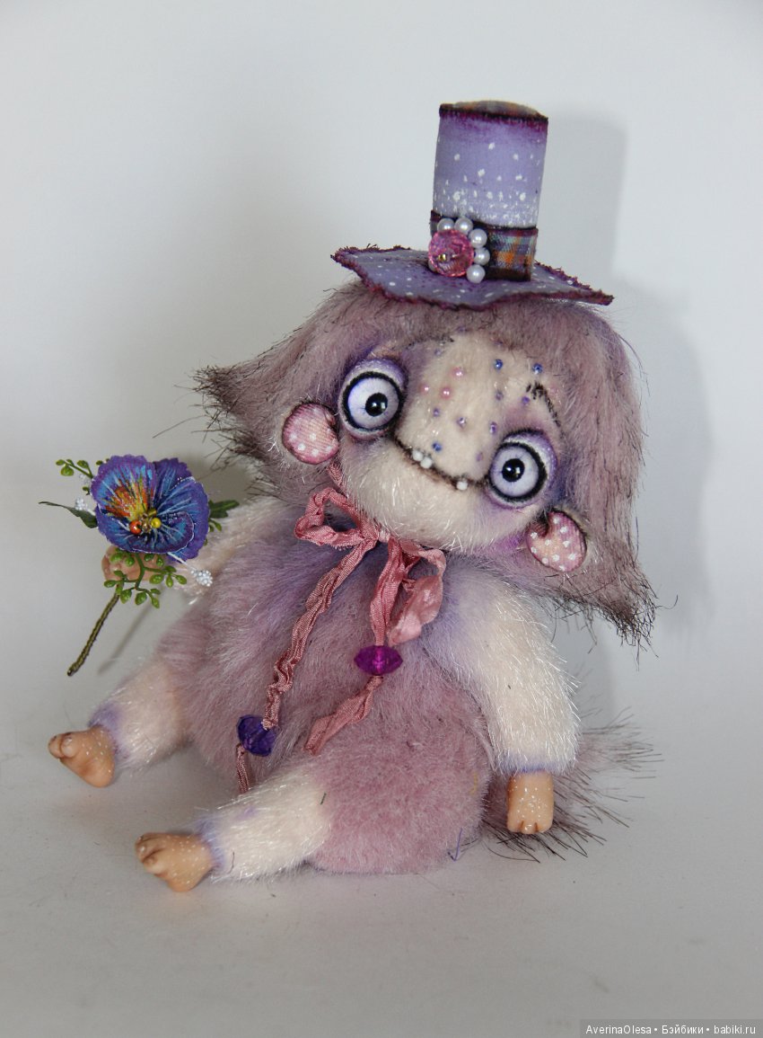 Жутик в шляпе — Авторские мишки Тедди и друзья: фото (фото 8)