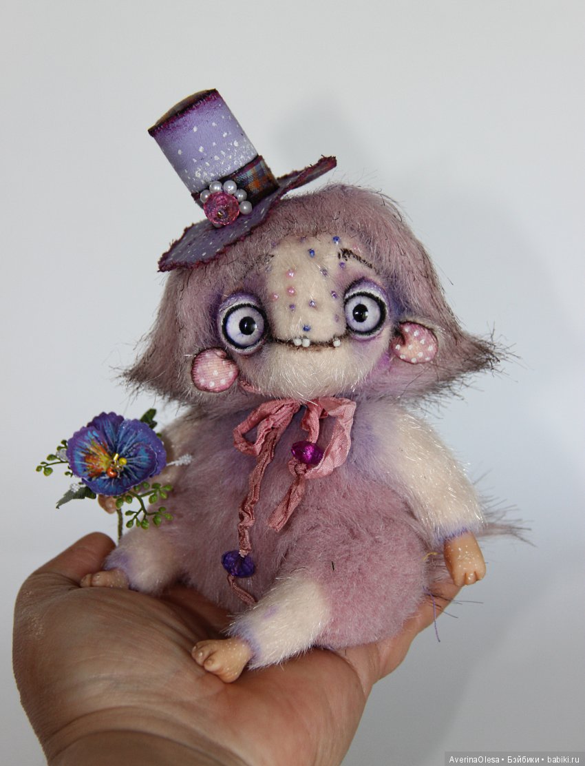 Жутик в шляпе — Авторские мишки Тедди и друзья: фото (фото 4)