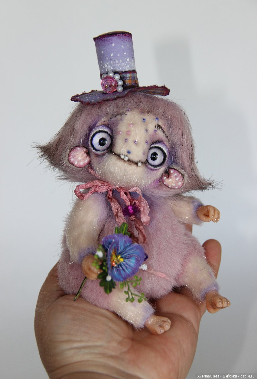 Жутик в шляпе — Авторские мишки Тедди и друзья: фото (фото 5)