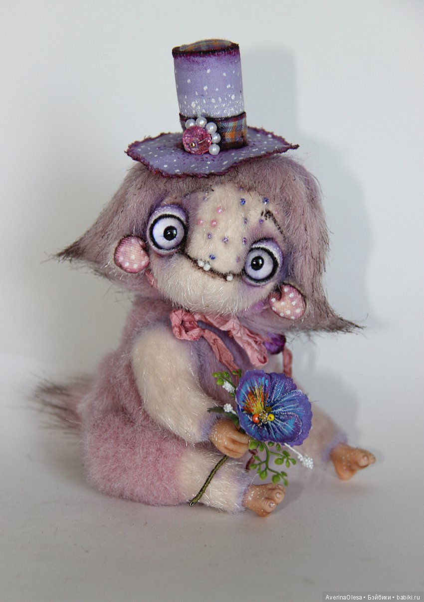 Жутик в шляпе — Авторские мишки Тедди и друзья: фото (фото 10)