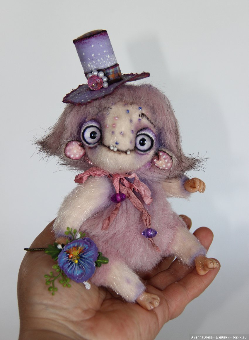 Жутик в шляпе — Авторские мишки Тедди и друзья: фото (фото 3)