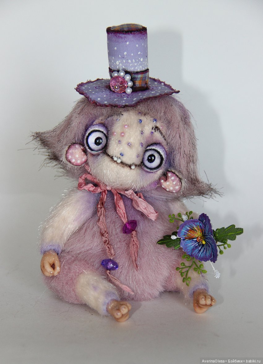 Жутик в шляпе — Авторские мишки Тедди и друзья: фото (фото 6)