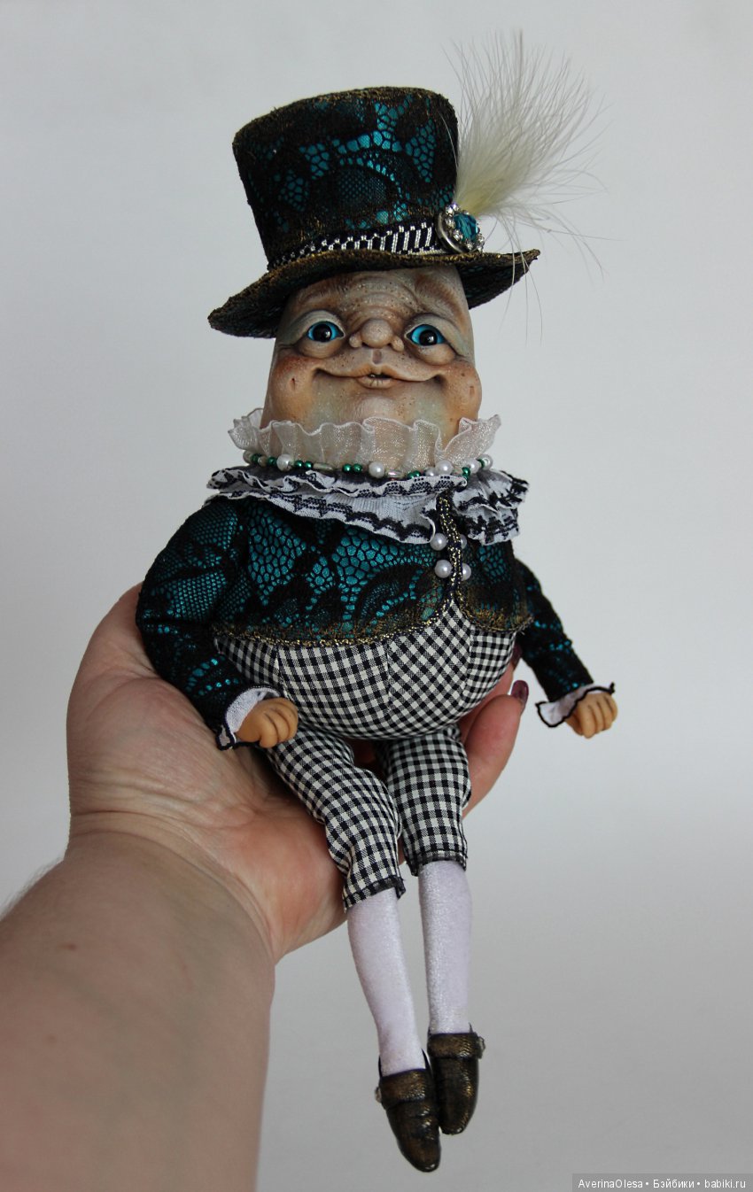 Шалтай Болтай — Лепка авторских кукол: полимерная глина