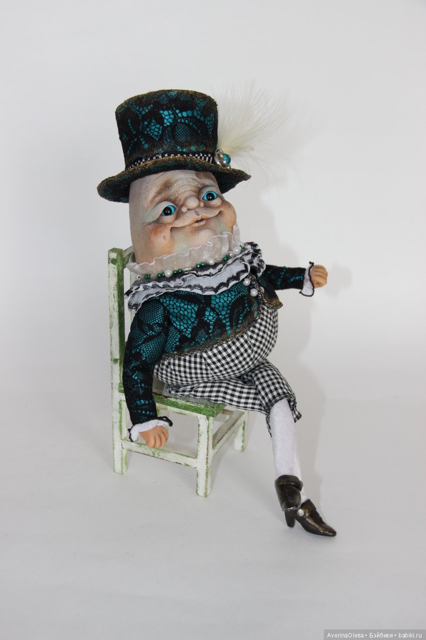 Шалтай Болтай — Лепка авторских кукол: полимерная глина (фото 8)