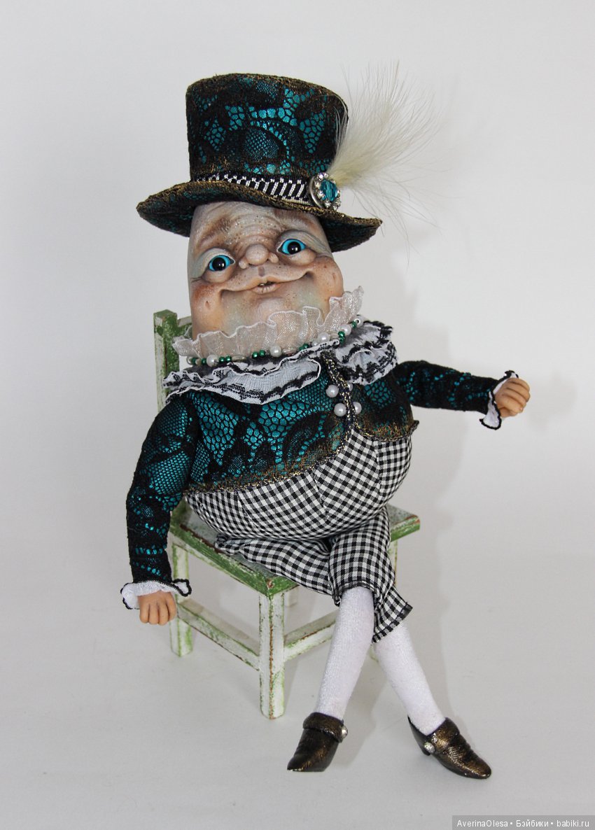Шалтай Болтай — Лепка авторских кукол: полимерная глина (фото 9)