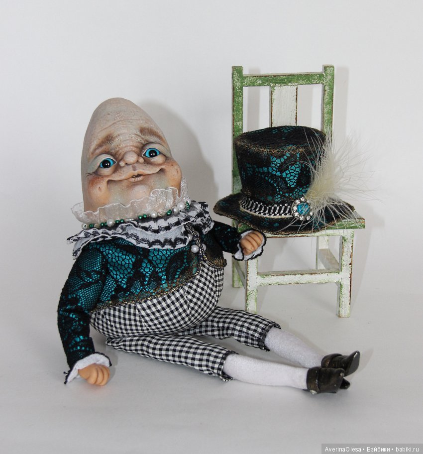 Шалтай Болтай — Лепка авторских кукол: полимерная глина (фото 10)