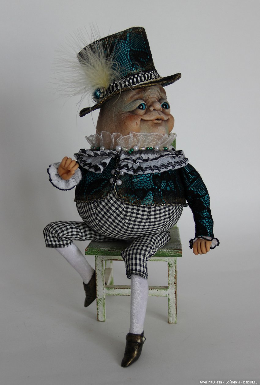 Шалтай Болтай — Лепка авторских кукол: полимерная глина
