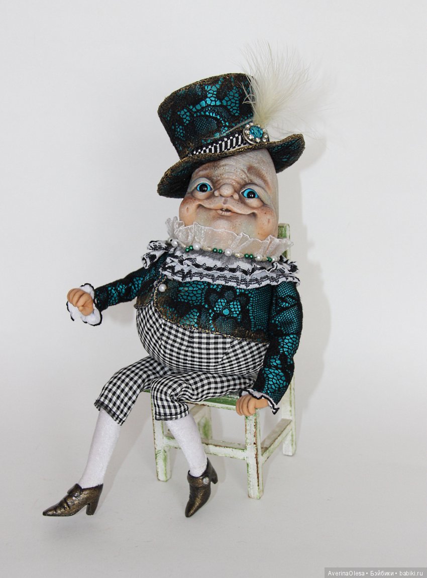 Шалтай Болтай — Лепка авторских кукол: полимерная глина