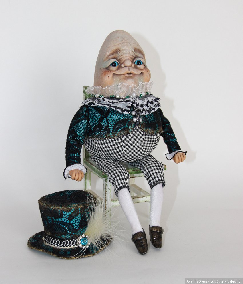 Шалтай Болтай — Лепка авторских кукол: полимерная глина