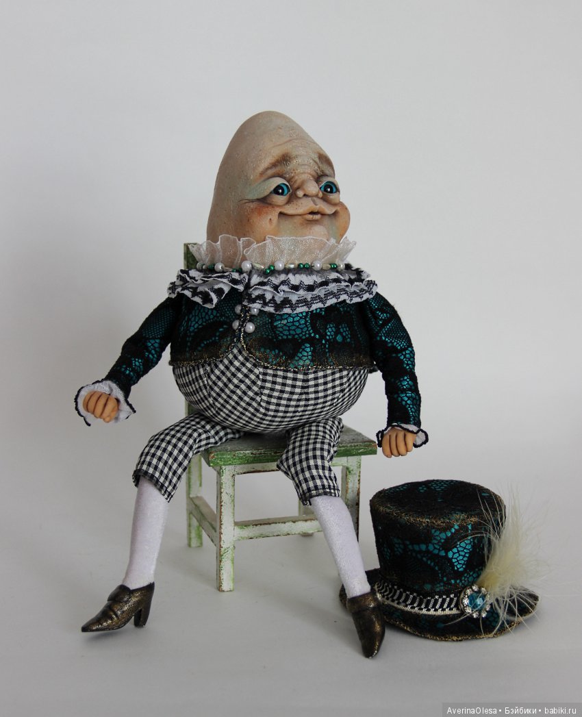 Шалтай Болтай — Лепка авторских кукол: полимерная глина (фото 3)