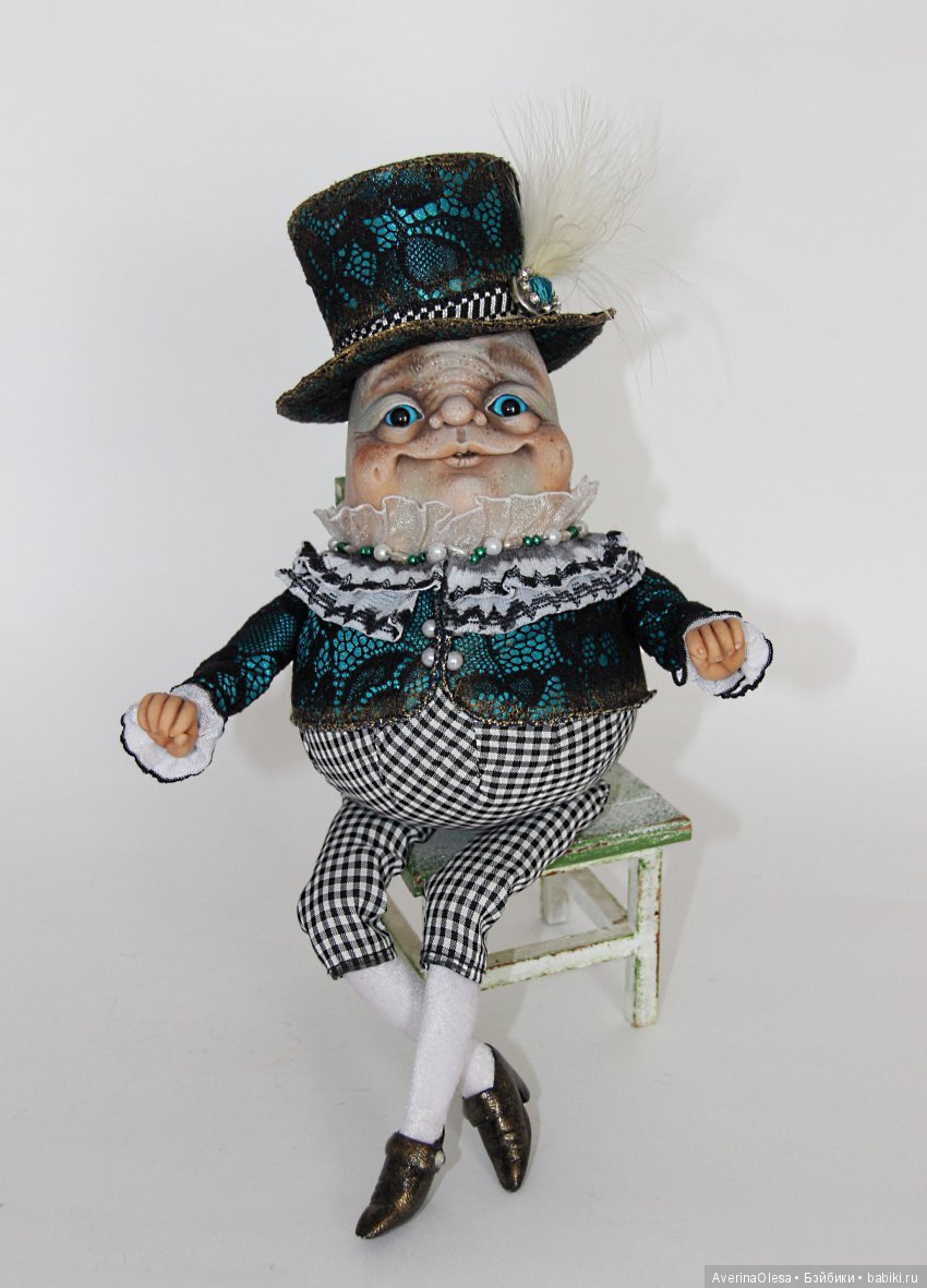 Шалтай Болтай — Лепка авторских кукол: полимерная глина (фото 7)
