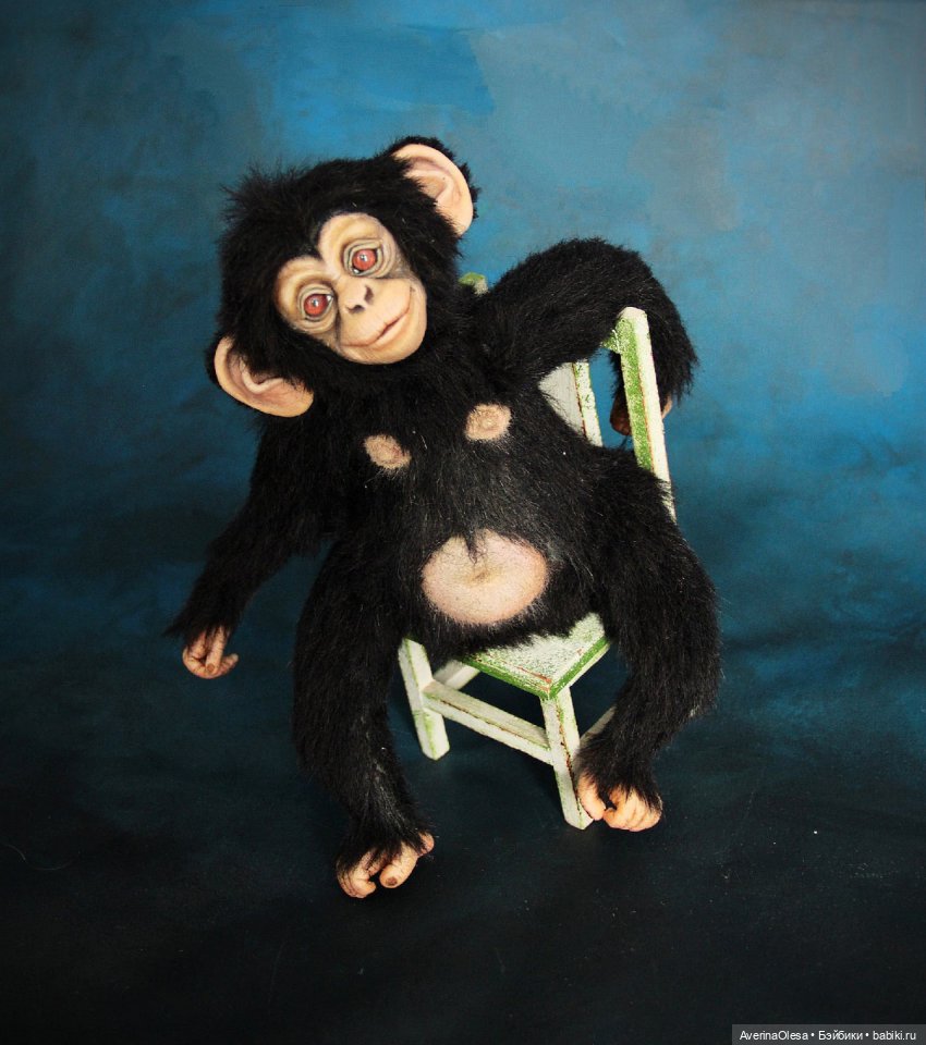 Шимпанзе — Авторские мишки Тедди и друзья: фото (фото 2)