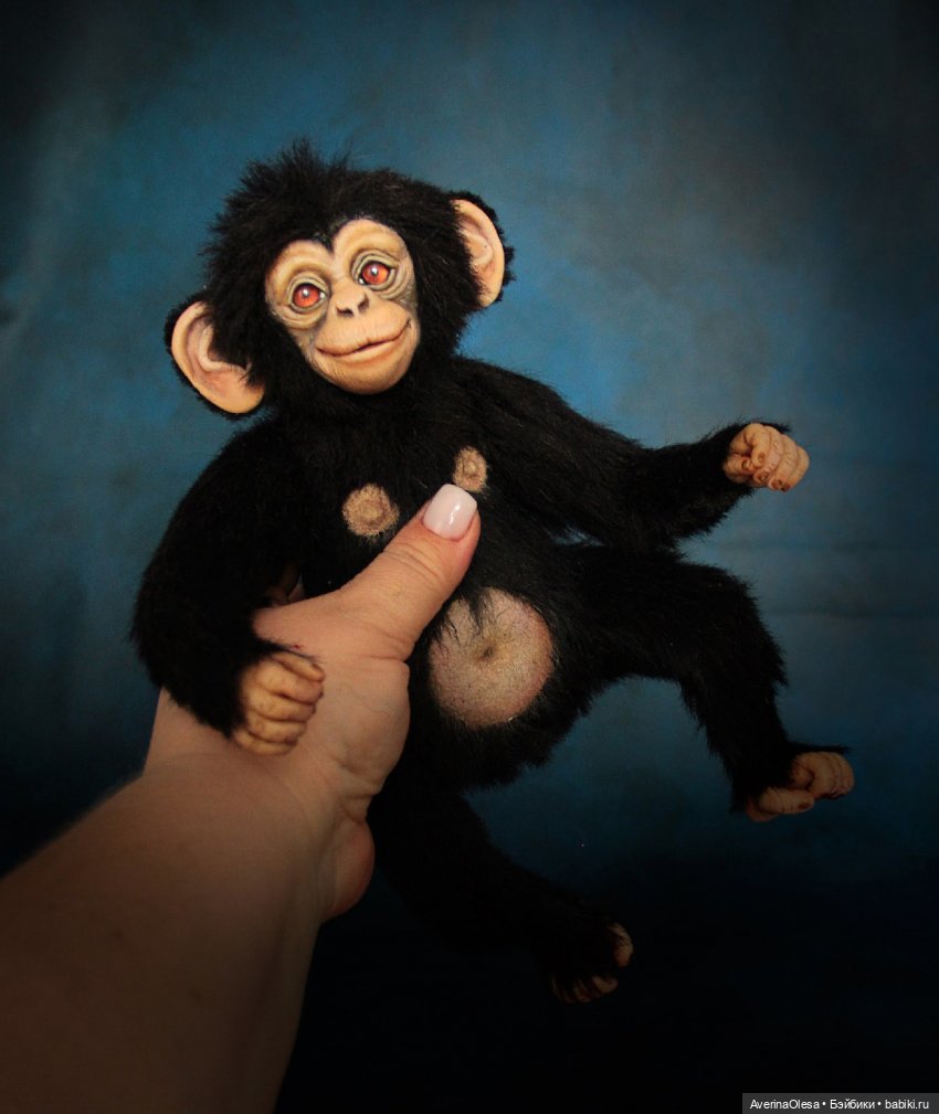 Шимпанзе — Авторские мишки Тедди и друзья: фото (фото 8)
