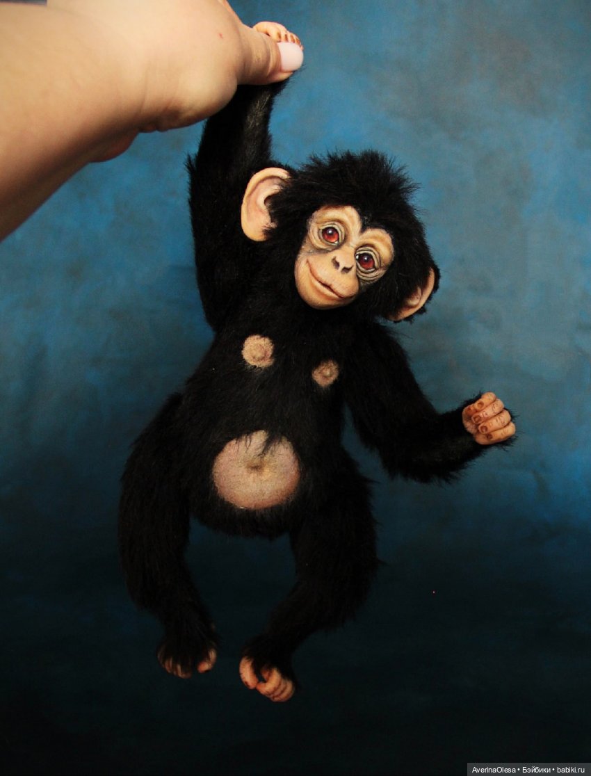 Шимпанзе — Авторские мишки Тедди и друзья: фото (фото 3)