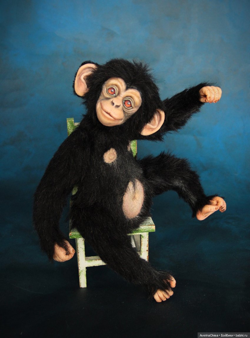 Шимпанзе — Авторские мишки Тедди и друзья: фото (фото 6)