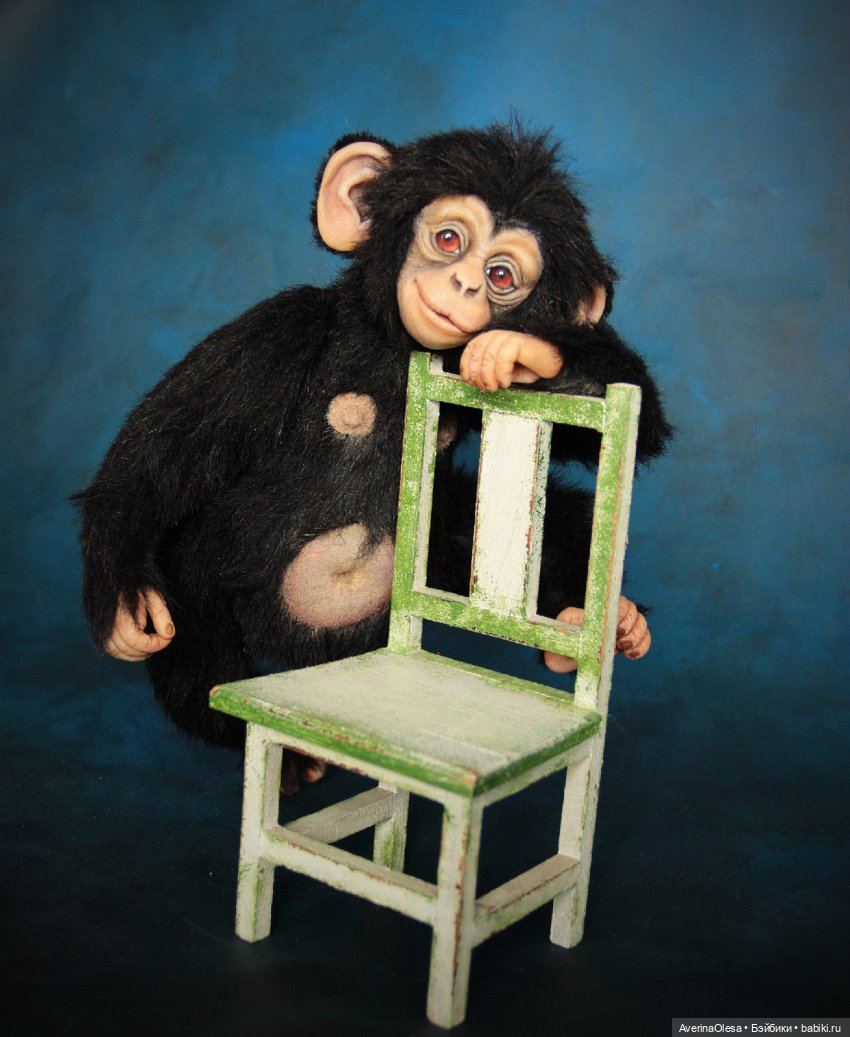 Шимпанзе — Авторские мишки Тедди и друзья: фото