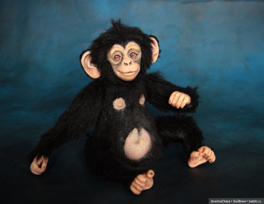 Шимпанзе — Авторские мишки Тедди и друзья: фото (фото 4)