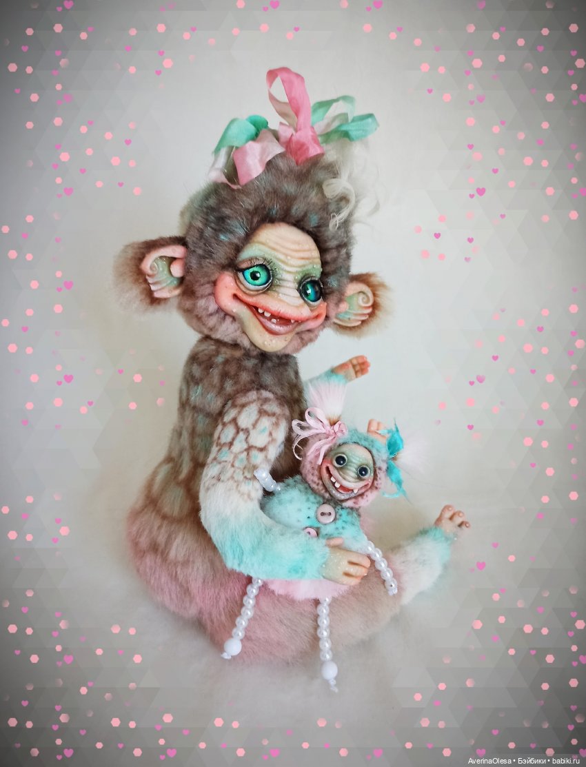 Девочка - монстр — Лепка авторских кукол: полимерная глина (фото 6)