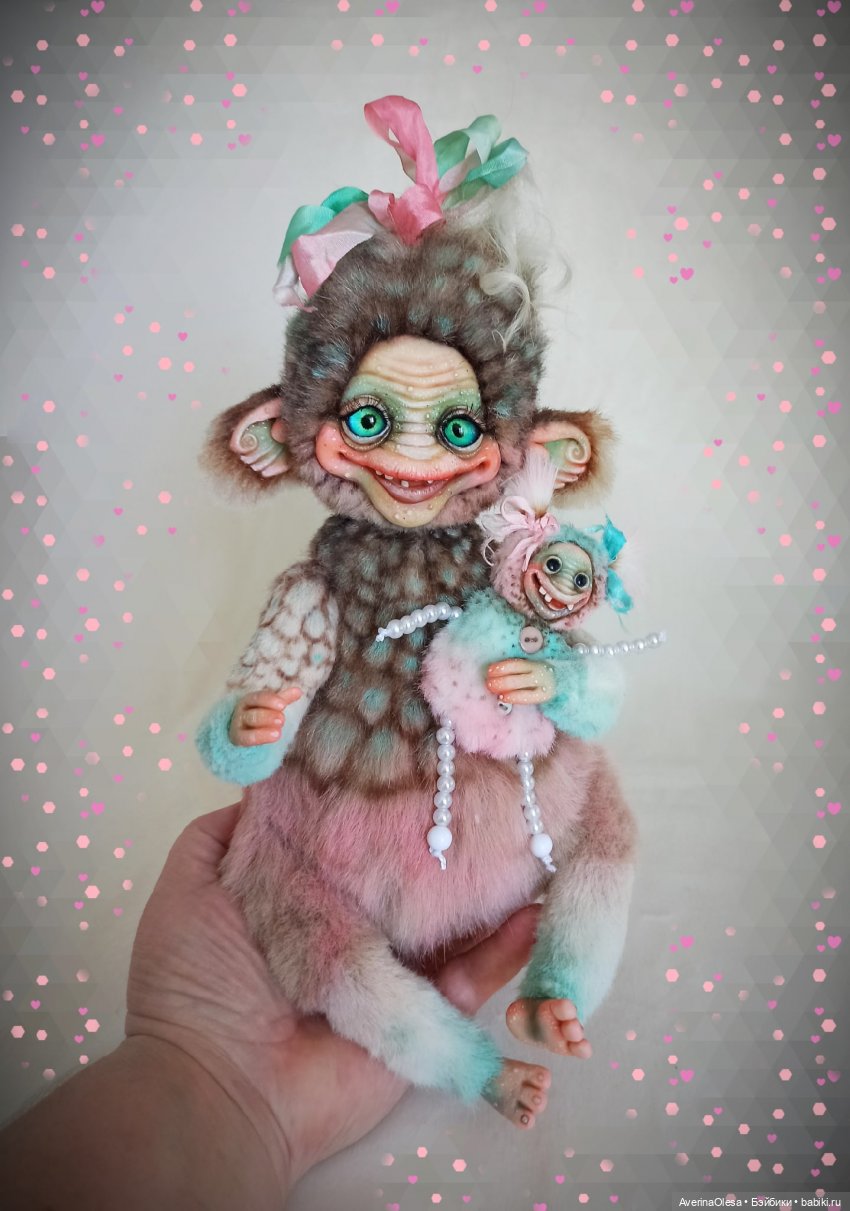 Девочка - монстр — Лепка авторских кукол: полимерная глина (фото 5)