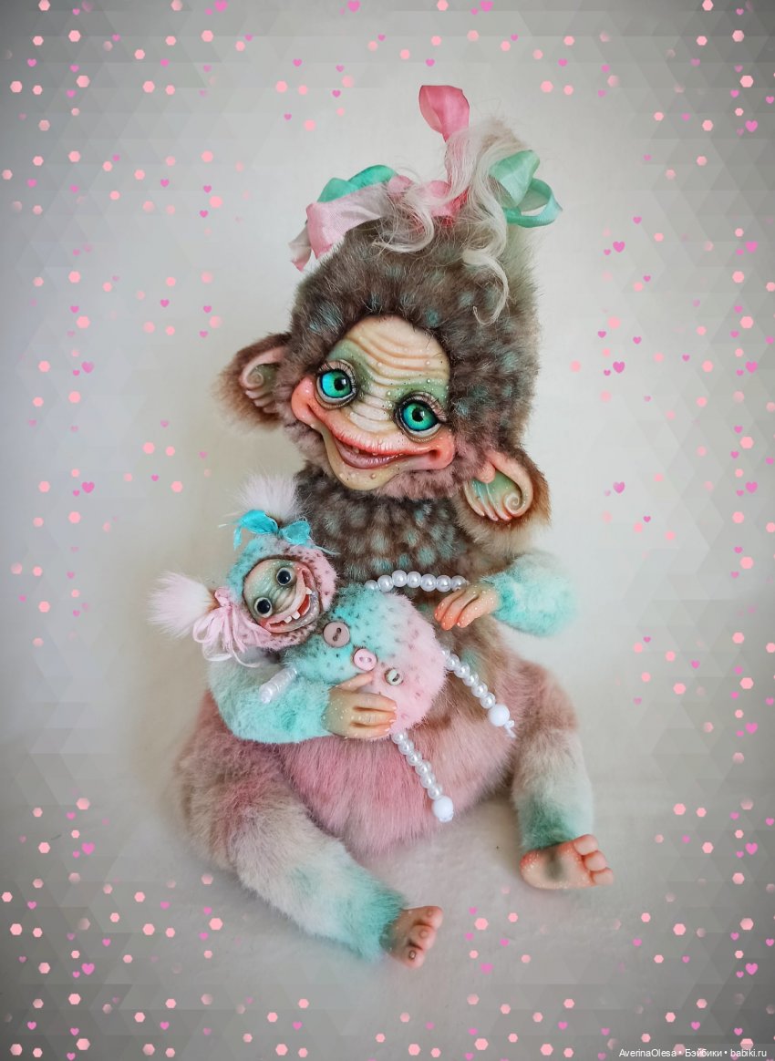 Девочка - монстр — Лепка авторских кукол: полимерная глина (фото 2)