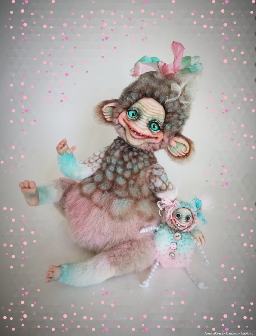 Девочка - монстр — Лепка авторских кукол: полимерная глина (фото 9)