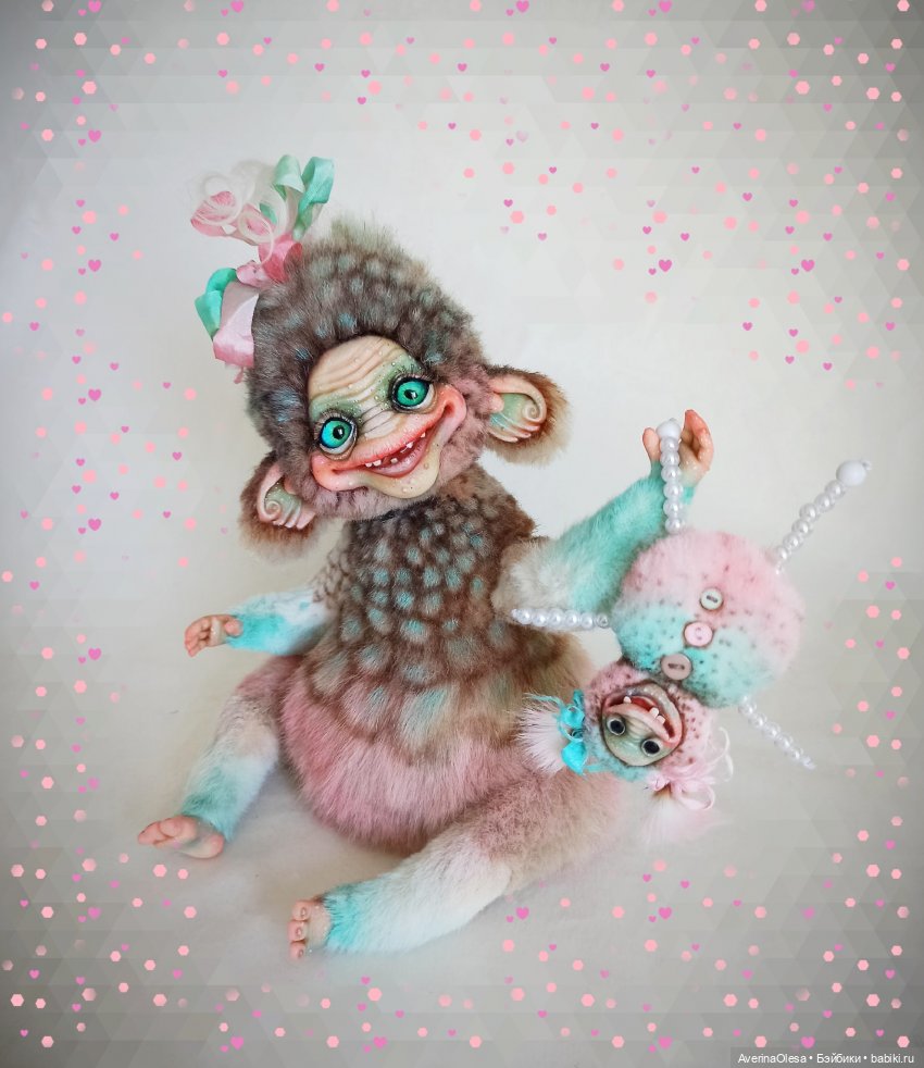 Девочка - монстр — Лепка авторских кукол: полимерная глина (фото 3)