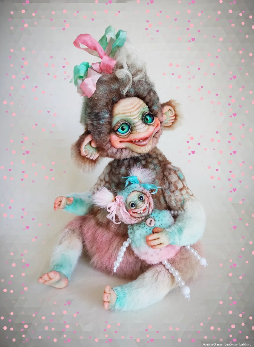 Девочка - монстр — Лепка авторских кукол: полимерная глина (фото 10)