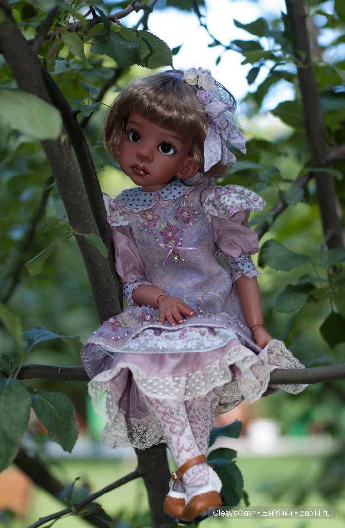 Черничный сарафан к брусничному наряду (фото 4)