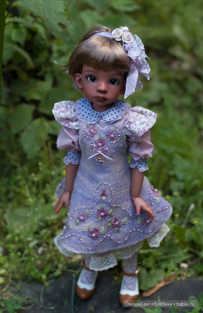 Черничный сарафан к брусничному наряду