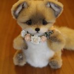 Лисенок по имени Людвиг, игрушка ручной работы