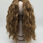 Парик для кукол, волосы волнистые, цв.рыже-русый (27), обхват головы 27см П-50