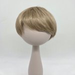 Парик для кукол, волосы короткие, цв.блонд бежевый (16), обхват головы 27 см, П-07