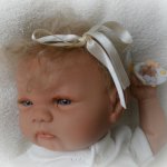 Кукла Васька,опыт прошивки волос №3