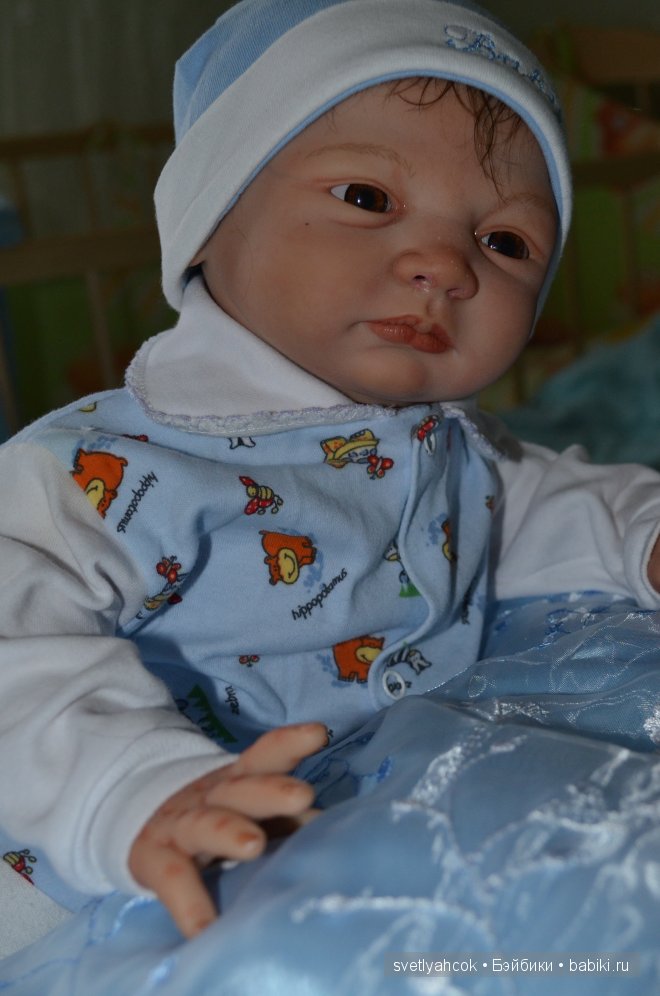 Мой маленький медвежонок реборн Тёмка